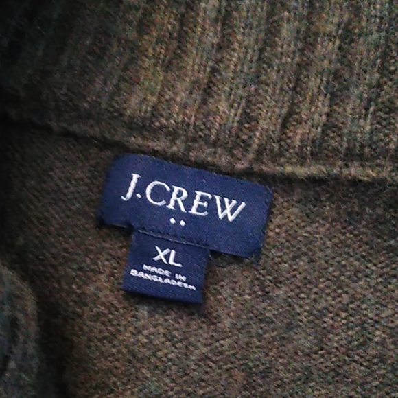 J crew 2 button green cardigan - Picture 3 of 3